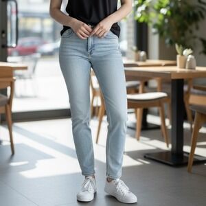 Anchor Blue Women's Jeans Size‎ 13S Light Wash Denim Bootcut Jeans